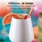 Bel Tritan kozarec za vino s sadnim koktajlom in dekoracijo