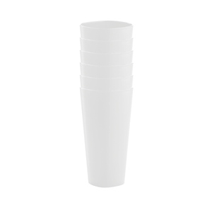 6X CONTESSA kozarec (0,4l), bela