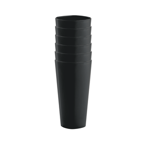 6X CONTESSA kozarec (0,4l), črna